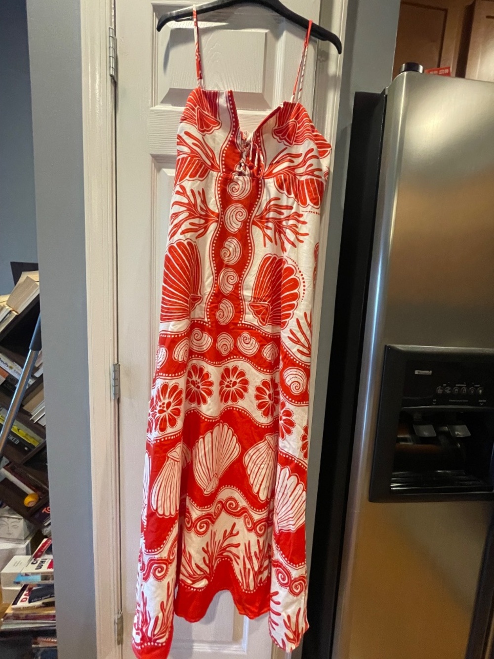 Farm Rio White Ainika Shell Maxi Dress - Picture 6 of 10